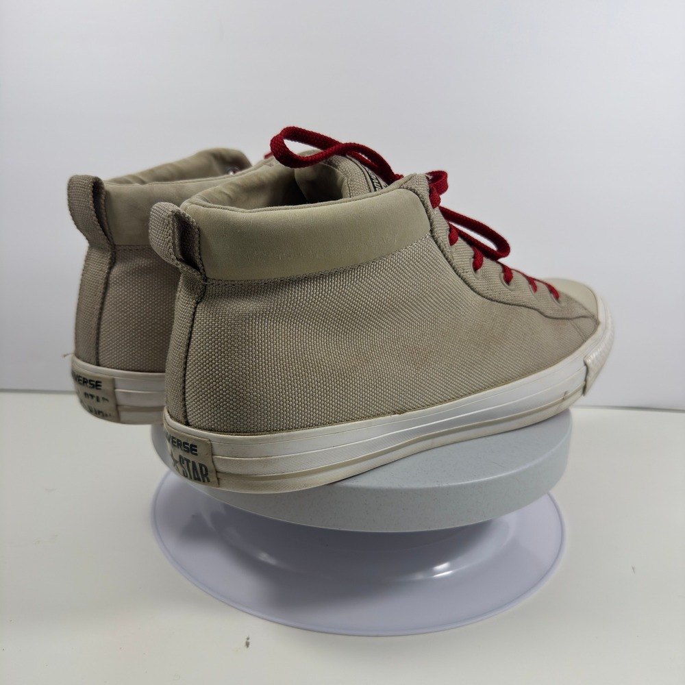 Converse Men High Top Sneakers Canvas Classic Lace Up Casual Beige 13 - Picture 8 of 15